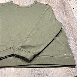 NOBULL Men's Olive Crewneck Sweater Size XXXL